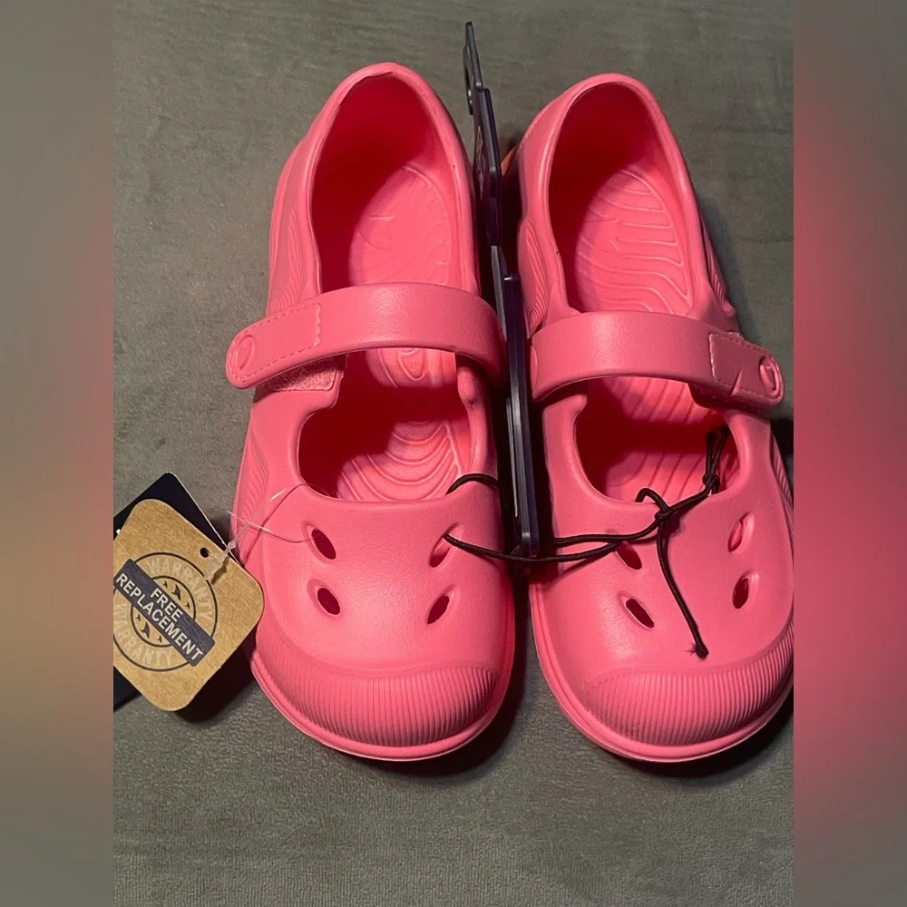 Rugged Shark Pink Mary Jane Sandals Toddler Size 12 NWT Lightweight Water‎ Shoes